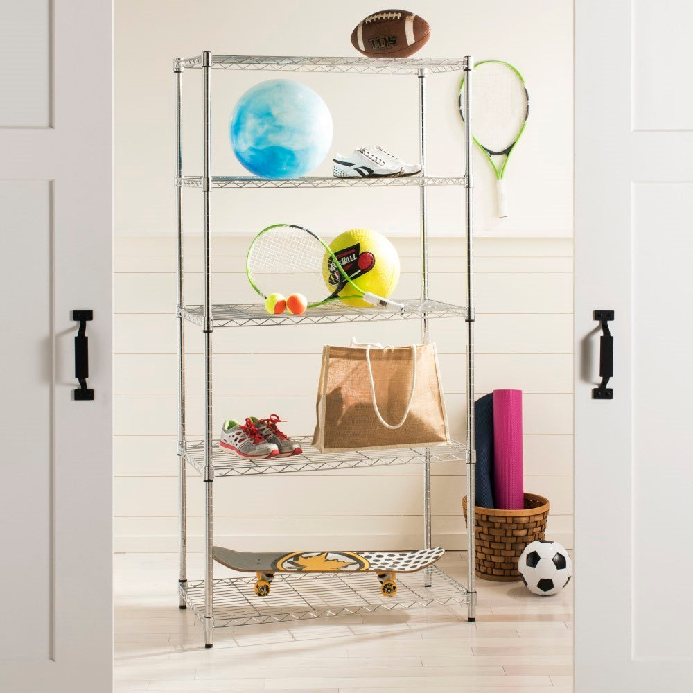 Glimmerpine 5-Shelf 71.6" Wire Rack