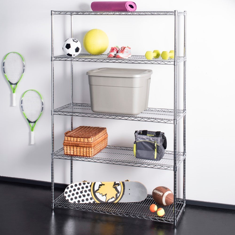Willow 72.8" 5-Shelf Wire Rack
