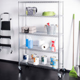 Mistystone 70.8" 5-Shelf Wire Rack