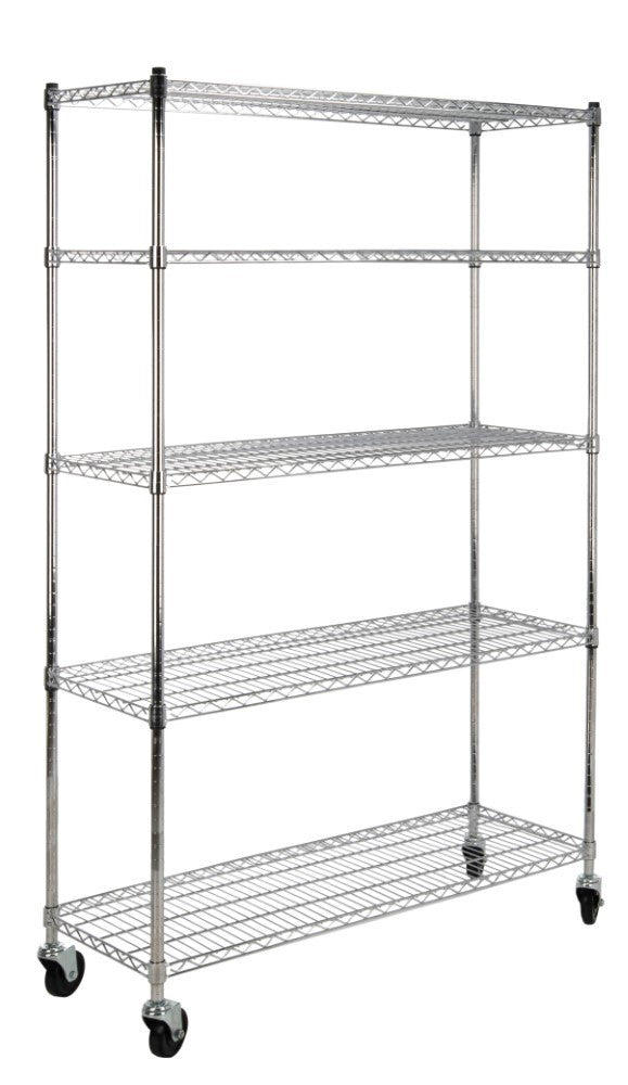 Mistystone 70.8" 5-Shelf Wire Rack