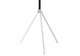 hiden 70.4" 5-Hook Metal Coat Rack, Black/White