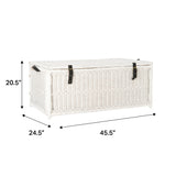 Caden 46'' Wicker Storage Trunk
