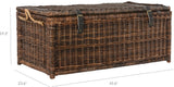 Caden 46'' Wicker Storage Trunk