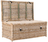 Caden 46'' Wicker Storage Trunk