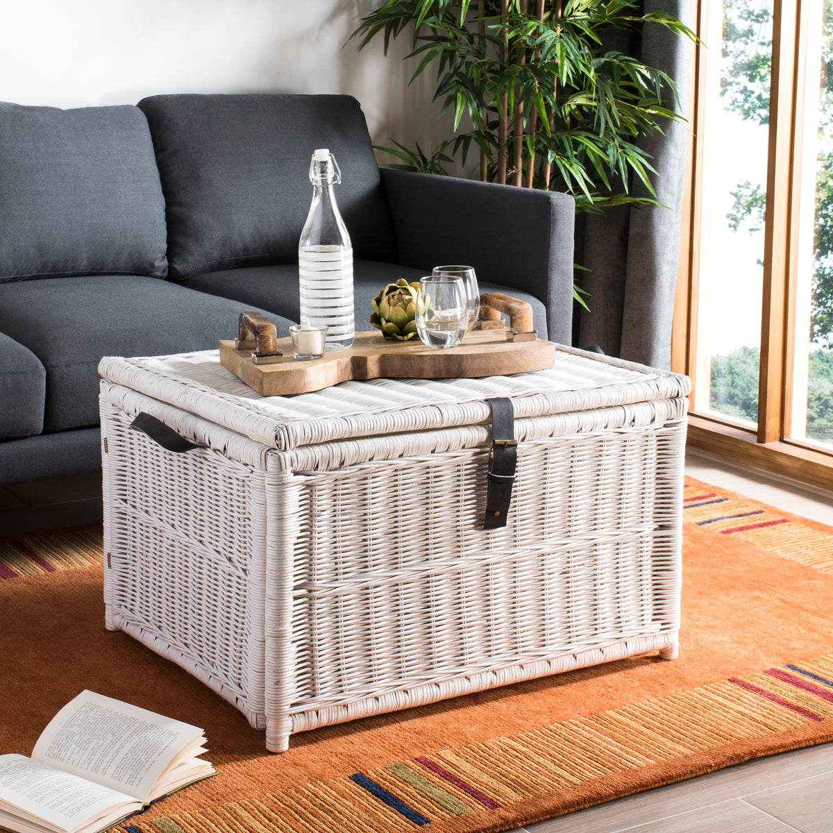Caden 30'' Wicker Storage Trunk