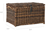 Caden 30'' Wicker Storage Trunk