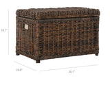 Elijah 30" Wicker Storage Trunk