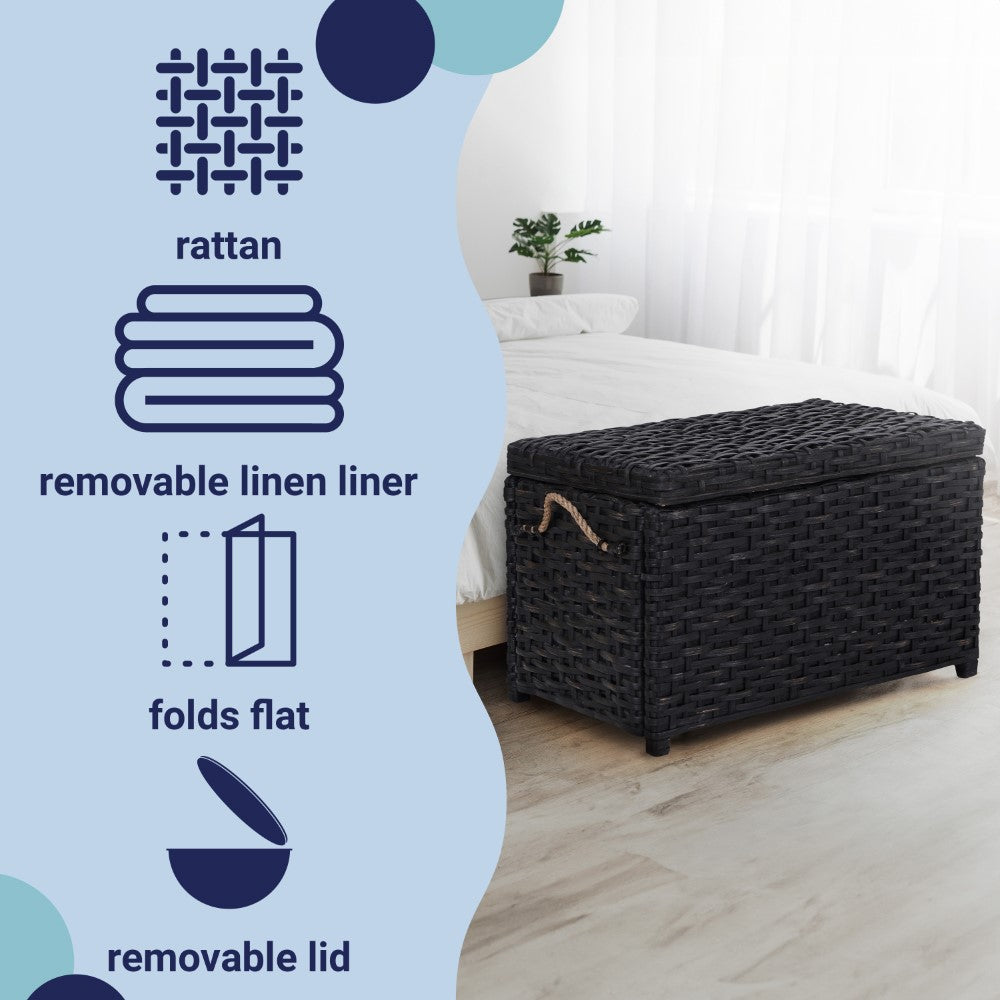 Jacob 30" Wicker Storage Trunk