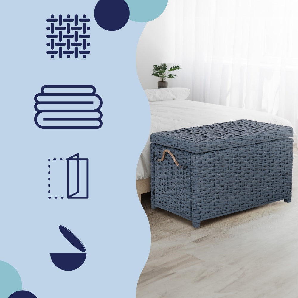 Jacob 30" Wicker Storage Trunk