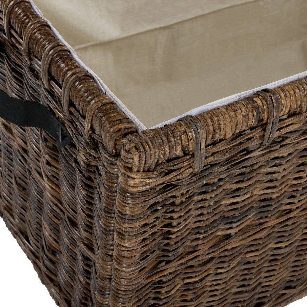 Michael 35" Wicker Storage Trunk