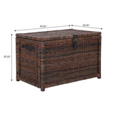 Michael 35" Wicker Storage Trunk