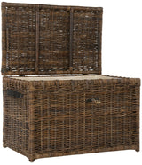 Michael 35" Wicker Storage Trunk
