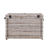 Michael 35" Wicker Storage Trunk