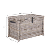 Michael 35" Wicker Storage Trunk