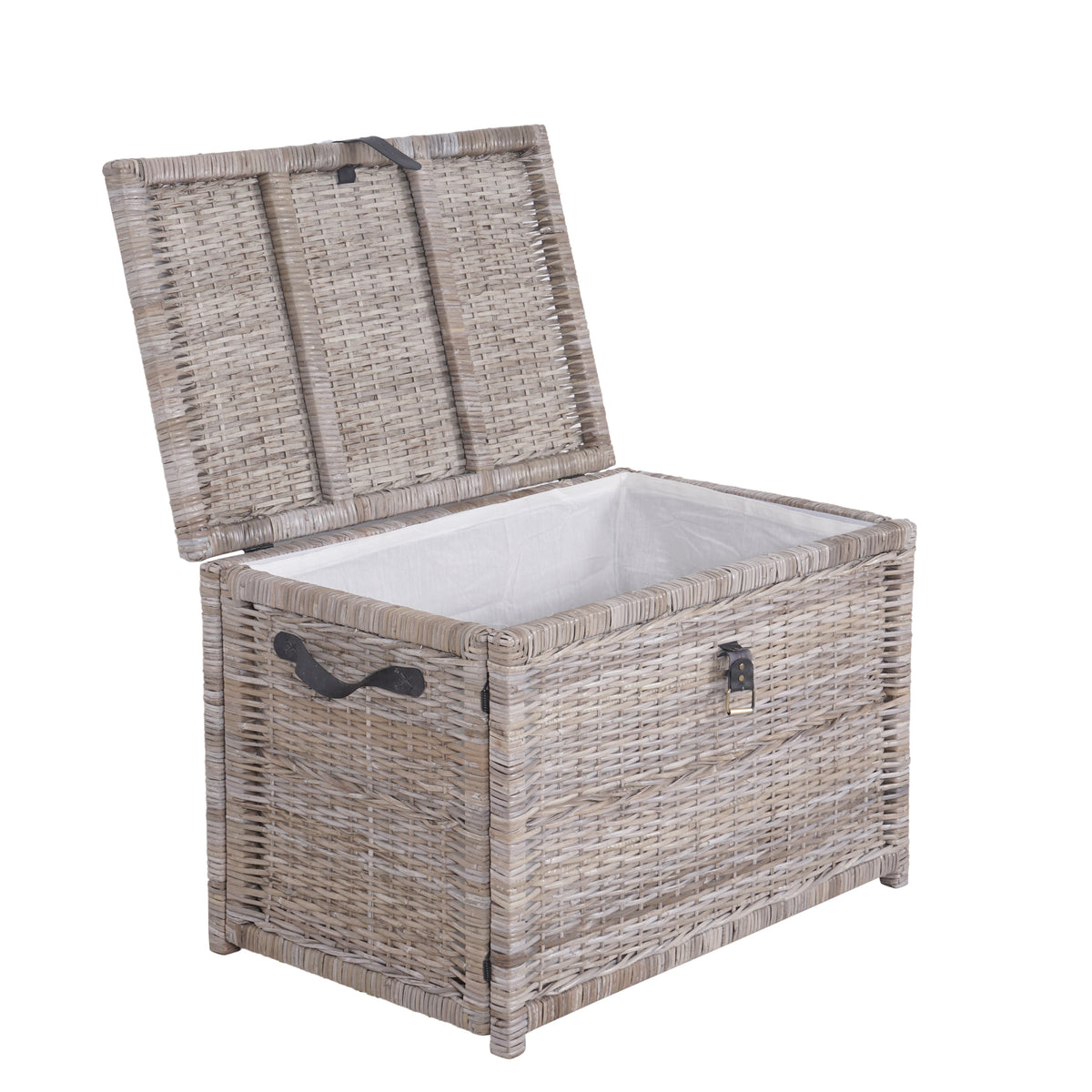 Michael 35" Wicker Storage Trunk