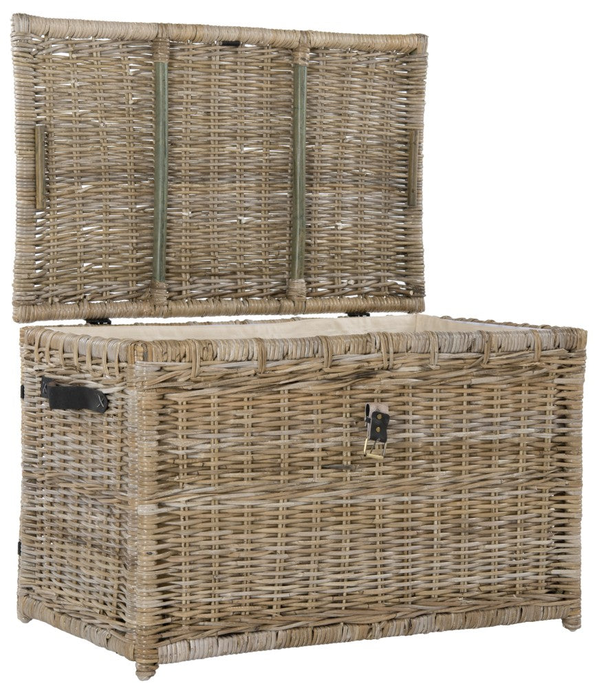 Michael 35" Wicker Storage Trunk