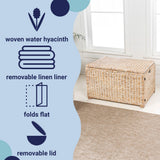 Anada Wicker Weave 30" Storage Trunk