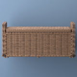 Naples 47.50" Wicker Trunk Storage Bench