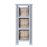 Eldridge 16.75" 3-Baskets Storage Chest