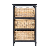 Eldridge 16.75" 3-Baskets Storage Chest