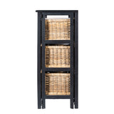 Eldridge 16.75" 3-Baskets Storage Chest