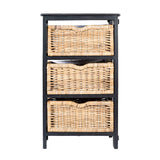 Eldridge 16.75" 3-Baskets Storage Chest