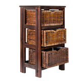 Eldridge 16.75" 3-Baskets Storage Chest