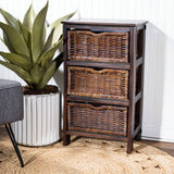 Eldridge 16.75" 3-Baskets Storage Chest