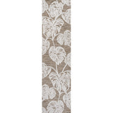 Livid High-Low Two-Tone Monstera Leaf Indoor/Outdoor Area Rug