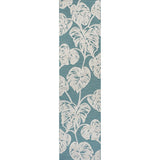 Livid High-Low Two-Tone Monstera Leaf Indoor/Outdoor Area Rug