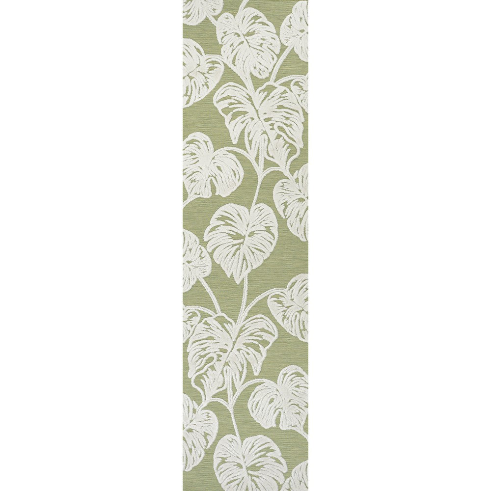 Livid High-Low Two-Tone Monstera Leaf Indoor/Outdoor Area Rug