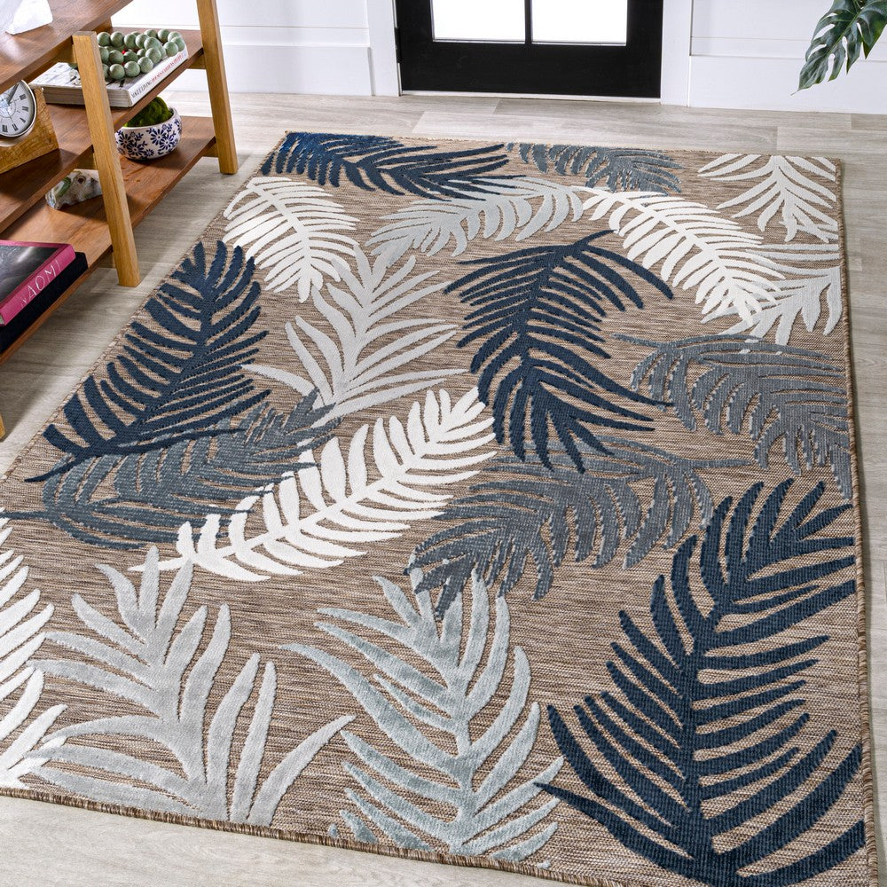 Tropical High-Low Tropical Palm Indoor/Outdoor Area Rug