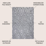 Cox Moroccan Diamond Indoor/outdoor Area Rug