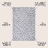 Cox Moroccan Diamond Indoor/outdoor Area Rug
