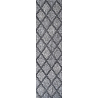 Oswald diamond Trellis Indoor/outdoor Area Rug