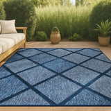 Oswald diamond Trellis Indoor/outdoor Area Rug