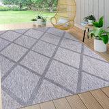 Oswald diamond Trellis Indoor/outdoor Area Rug