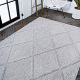 Oswald diamond Trellis Indoor/outdoor Area Rug