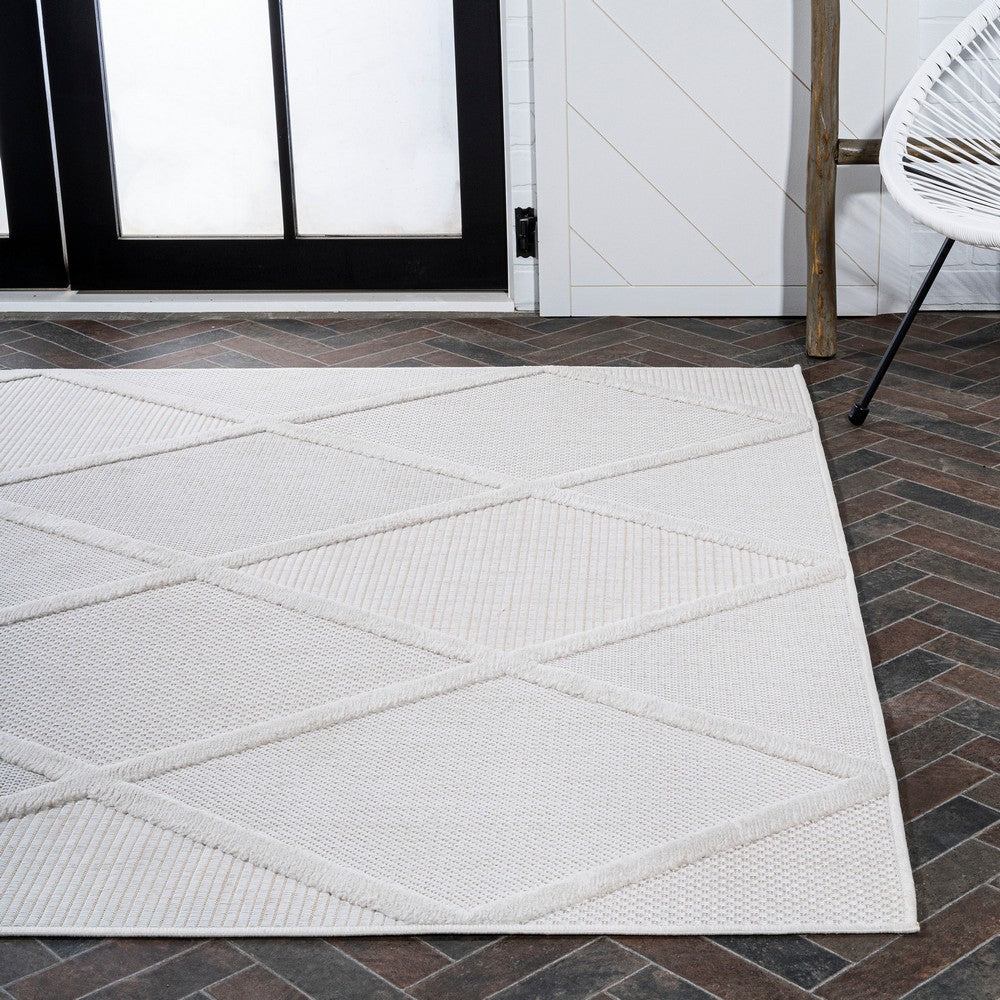 Oswald diamond Trellis Indoor/outdoor Area Rug