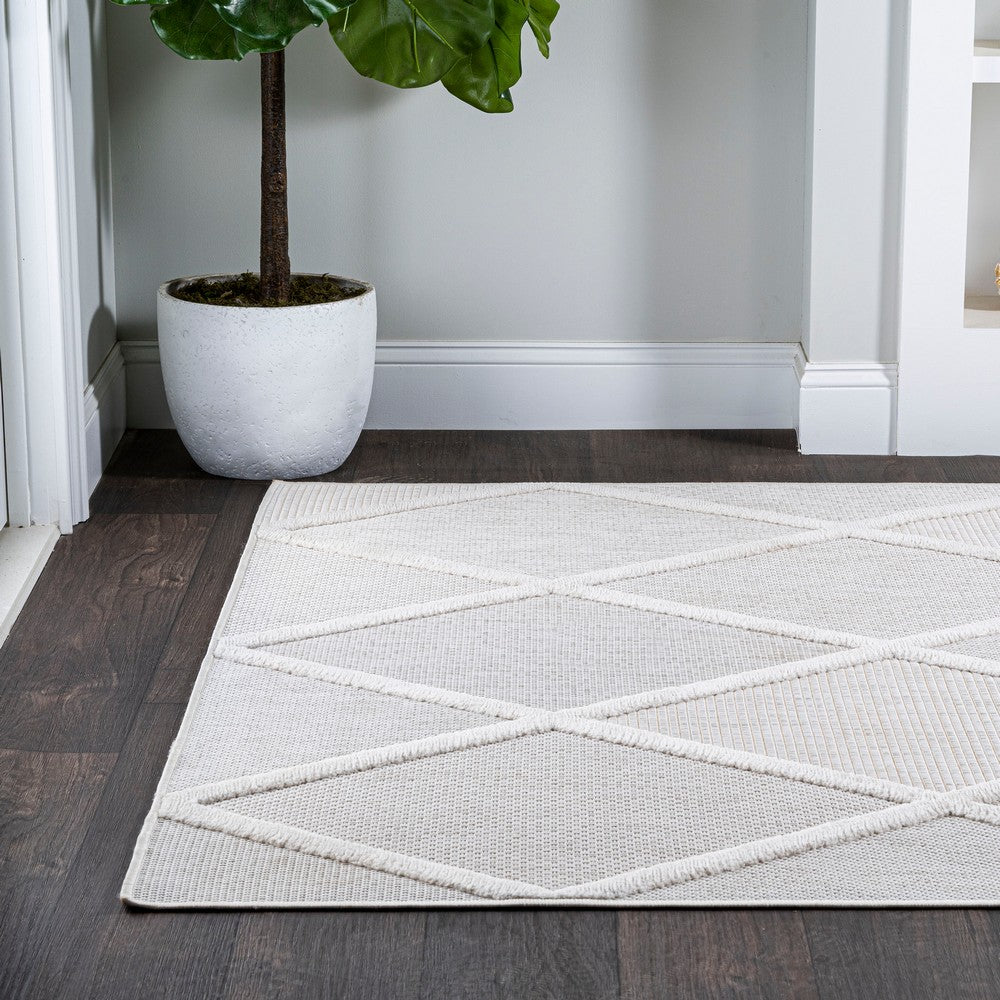 Oswald diamond Trellis Indoor/outdoor Area Rug