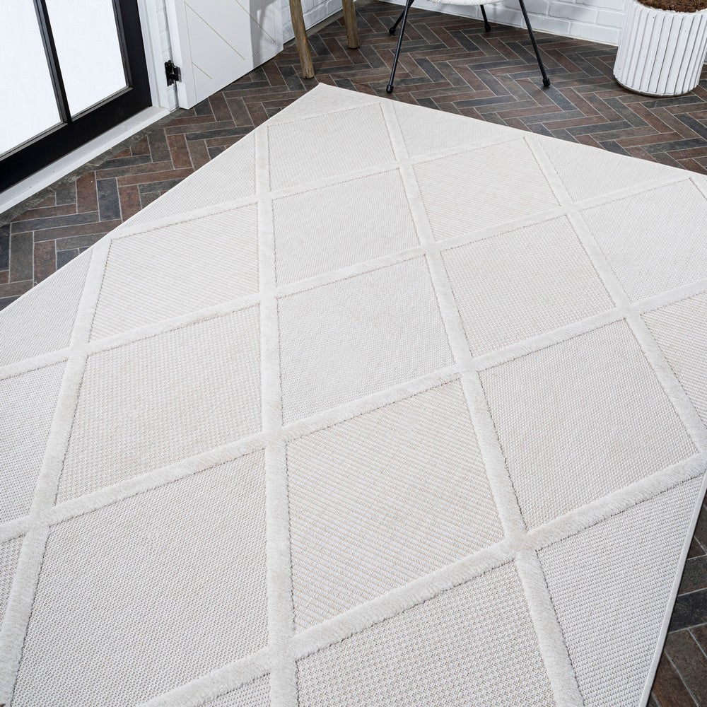 Oswald diamond Trellis Indoor/outdoor Area Rug