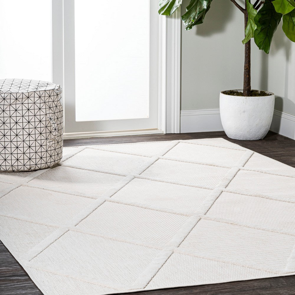 Oswald diamond Trellis Indoor/outdoor Area Rug