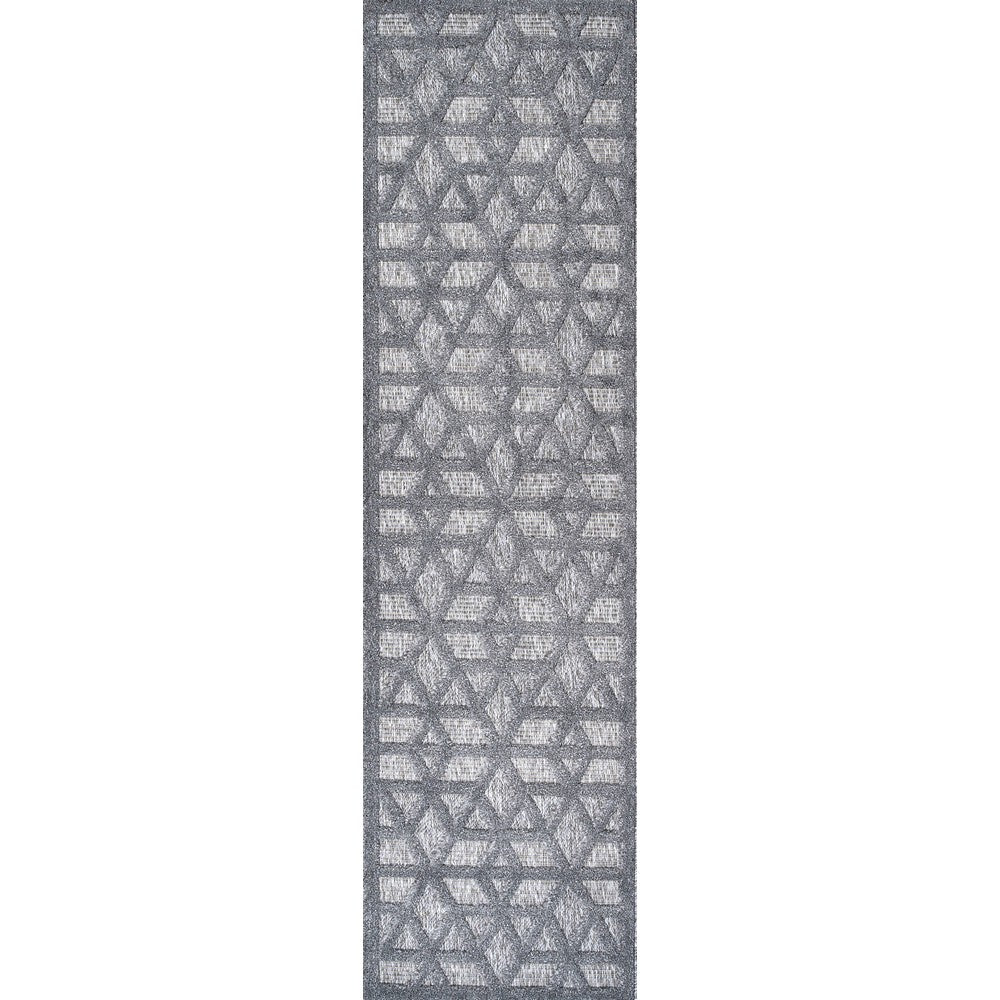 Celia neutral Geometric Indoor/outdoor Area Rug