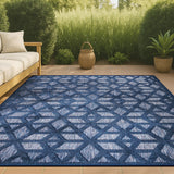 Celia neutral Geometric Indoor/outdoor Area Rug