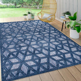 Celia neutral Geometric Indoor/outdoor Area Rug