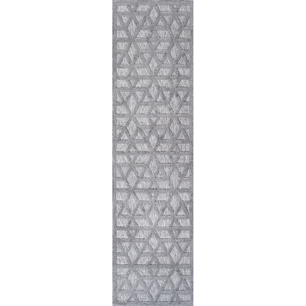 Celia neutral Geometric Indoor/outdoor Area Rug