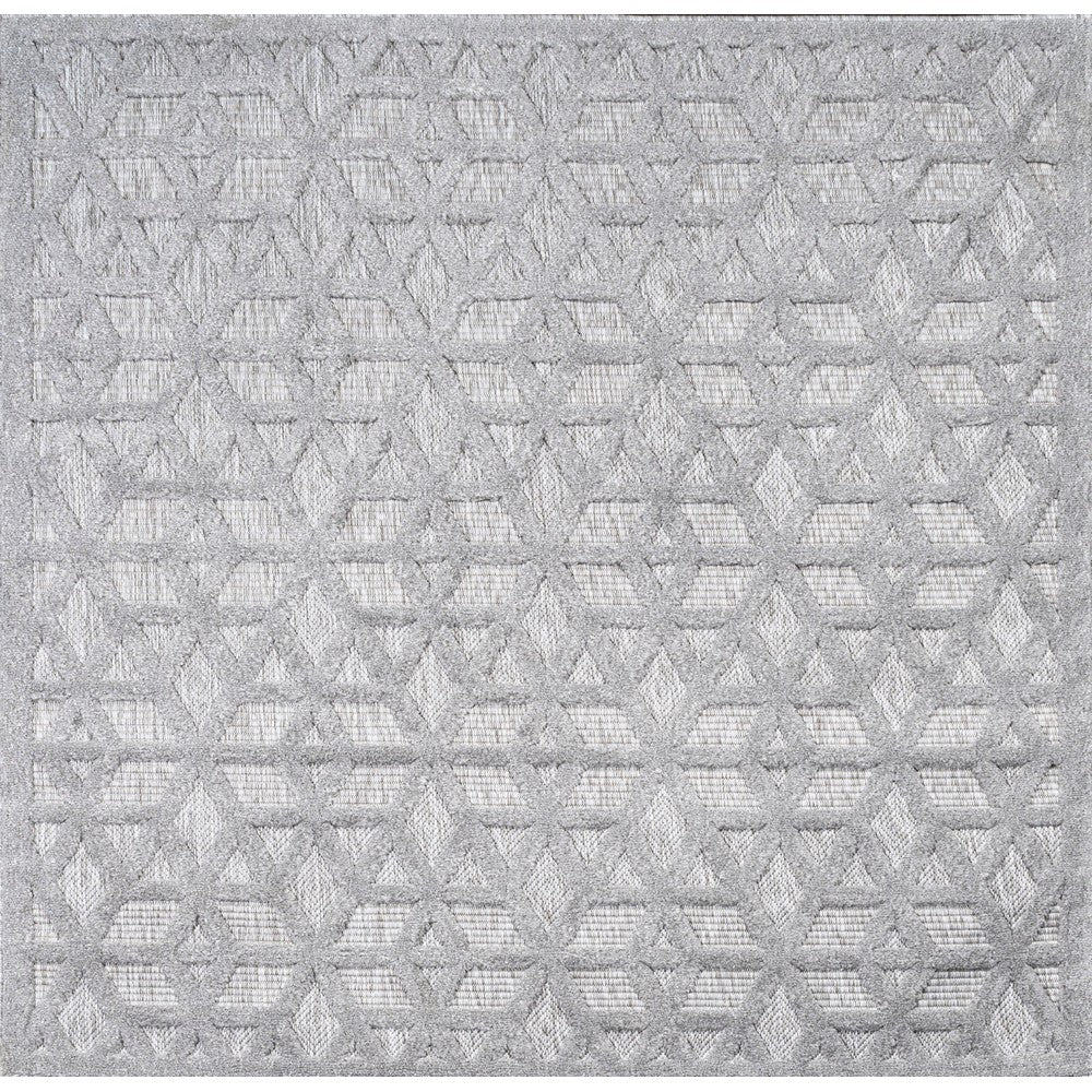 Celia neutral Geometric Indoor/outdoor Area Rug