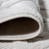 Celia neutral Geometric Indoor/outdoor Area Rug