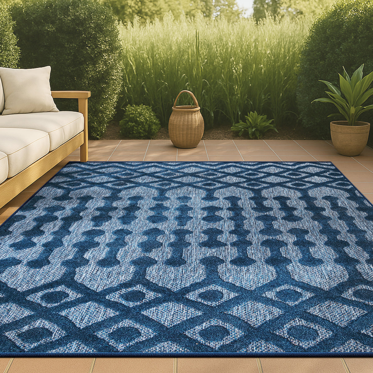Shakespeare moroccan Diamond Indoor/outdoor Area Rug