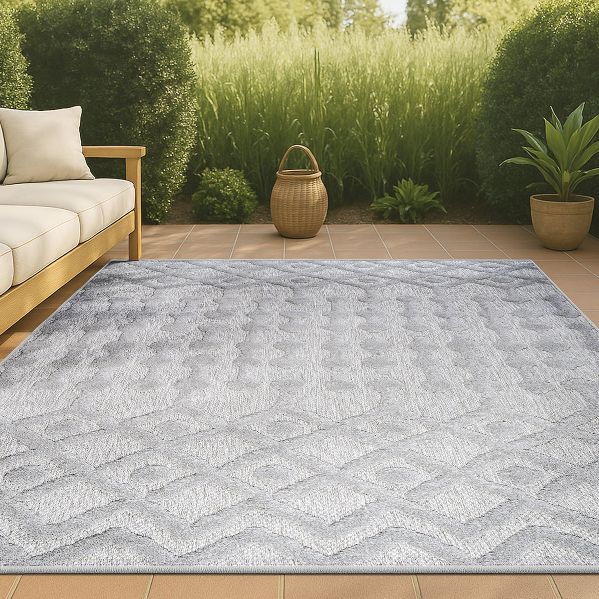 Shakespeare moroccan Diamond Indoor/outdoor Area Rug